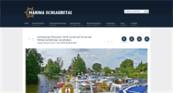 Desktop Screenshot of marina-schlaubetal.de
